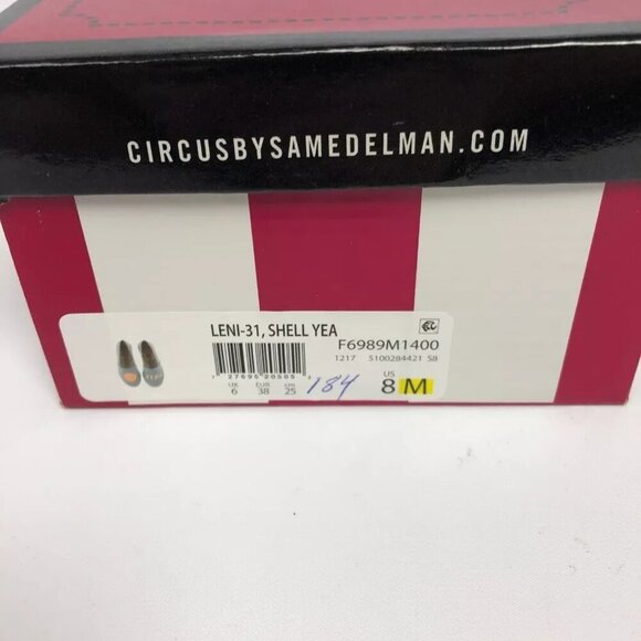 Circus by Sam Edelman Womens Leni Shell Yeah Espadrille Flat Shell Yeah Blue 8M - Picture 7 of 7